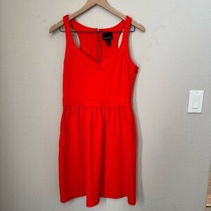 Cynthia Rowley V-Neck A line Mini Dress with pockets Women’s size 6
